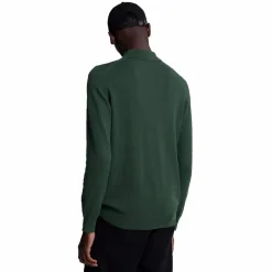 Cotton Merino Long Sleeve Knit X311 Argyle Teal