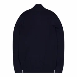 Cotton Merino Quarter Zip Jump Z271 Dark