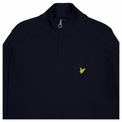 Cotton Merino Quarter Zip Jump Z271 Dark