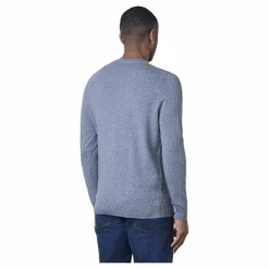 Cotton Merino V Neck Jumper Mid