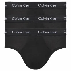 Cotton Stretch 3P Hip Brief Black