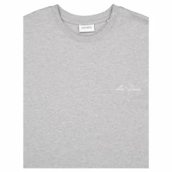 Crew T-shirt Grey Melange/white