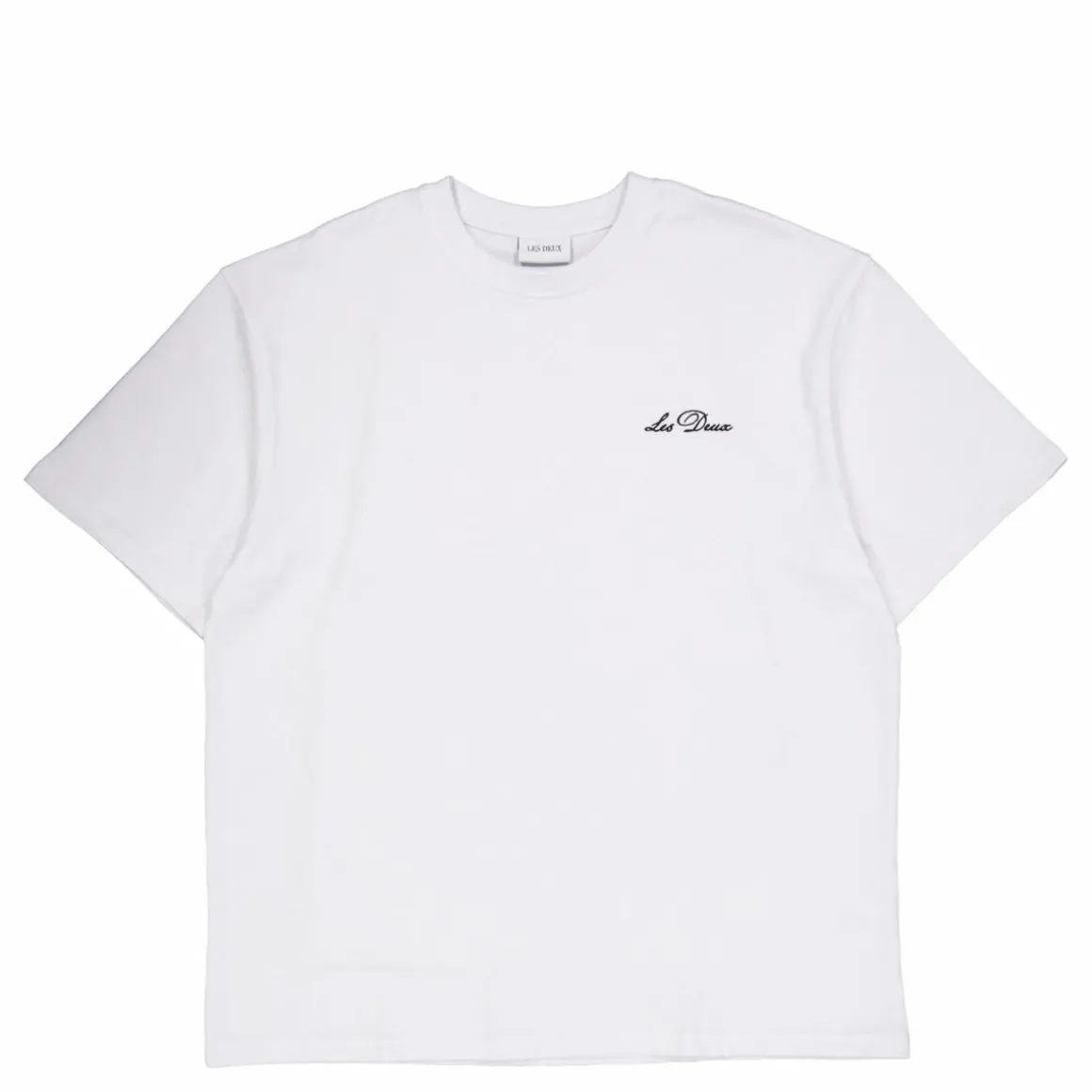 Crew T-shirt White/black