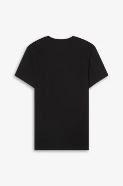 Crew-neck Lightweight Cotton 2-pack Black
