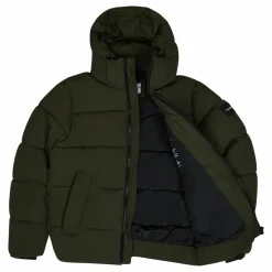 Crinkle Nylon Puffer Jacket