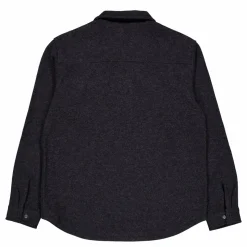 Dean Bonded Overshirt Dark Navy Melange