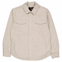 Dean Bonded Overshirt Soft Sand Melange