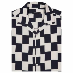 Ellis Stack Bridge Print Shirt Black