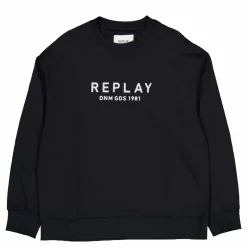Embroided Logo Sweatshirt Black