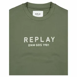 Embroided Logo Sweatshirt Military