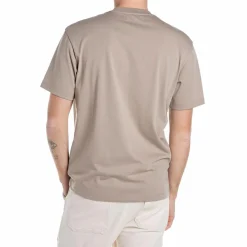 Embroided Logo Tee Stone