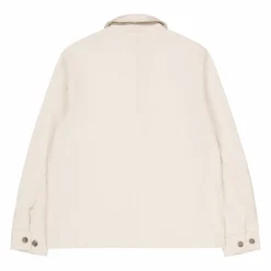 Errol Linen Workwear Overshirt U029 Moonbeam