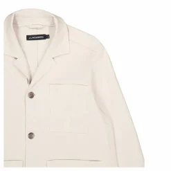 Errol Linen Workwear Overshirt U029 Moonbeam