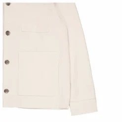 Errol Linen Workwear Overshirt U029 Moonbeam
