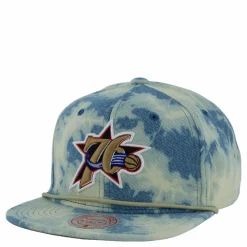 76ers Acid Wash Snapback HWC