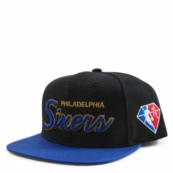 76ers NBA 75th Gold Snapback