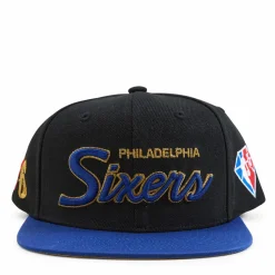76ers NBA 75th Gold Snapback