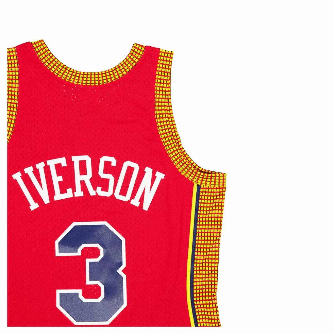 76ers Swingman Jersey Iverson Light Red