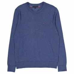 Essential Ssnl Cotton Crew Nec Blue