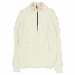 Felix Quarter Zip Jumper White