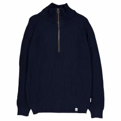 Felix Quarter Zip Jumper Navy