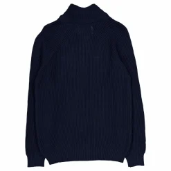 Felix Quarter Zip Jumper Navy