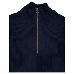 Felix Quarter Zip Jumper Navy