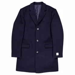 Fine Wool Blend Coat Chw Night Sky