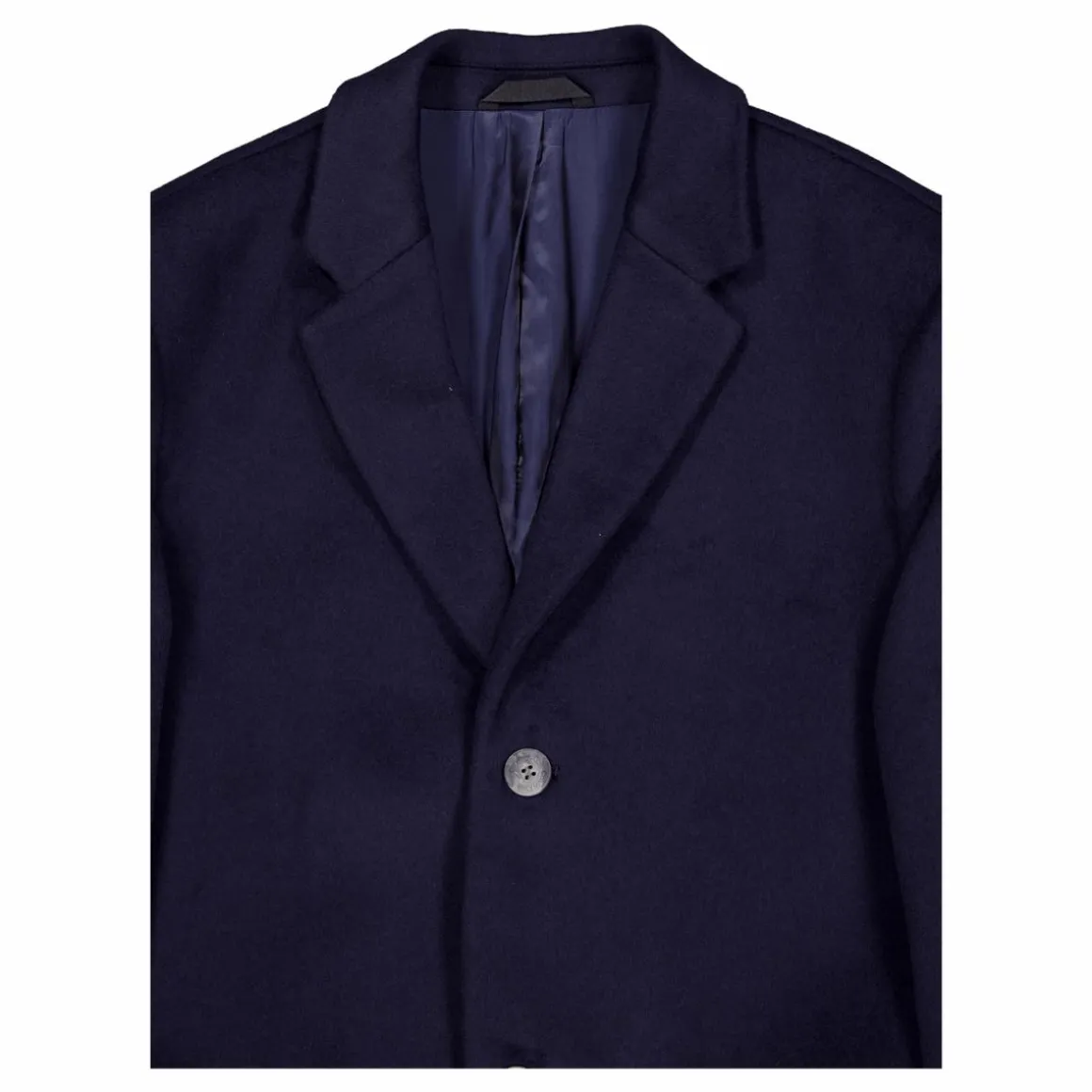 Fine Wool Blend Coat Chw Night Sky