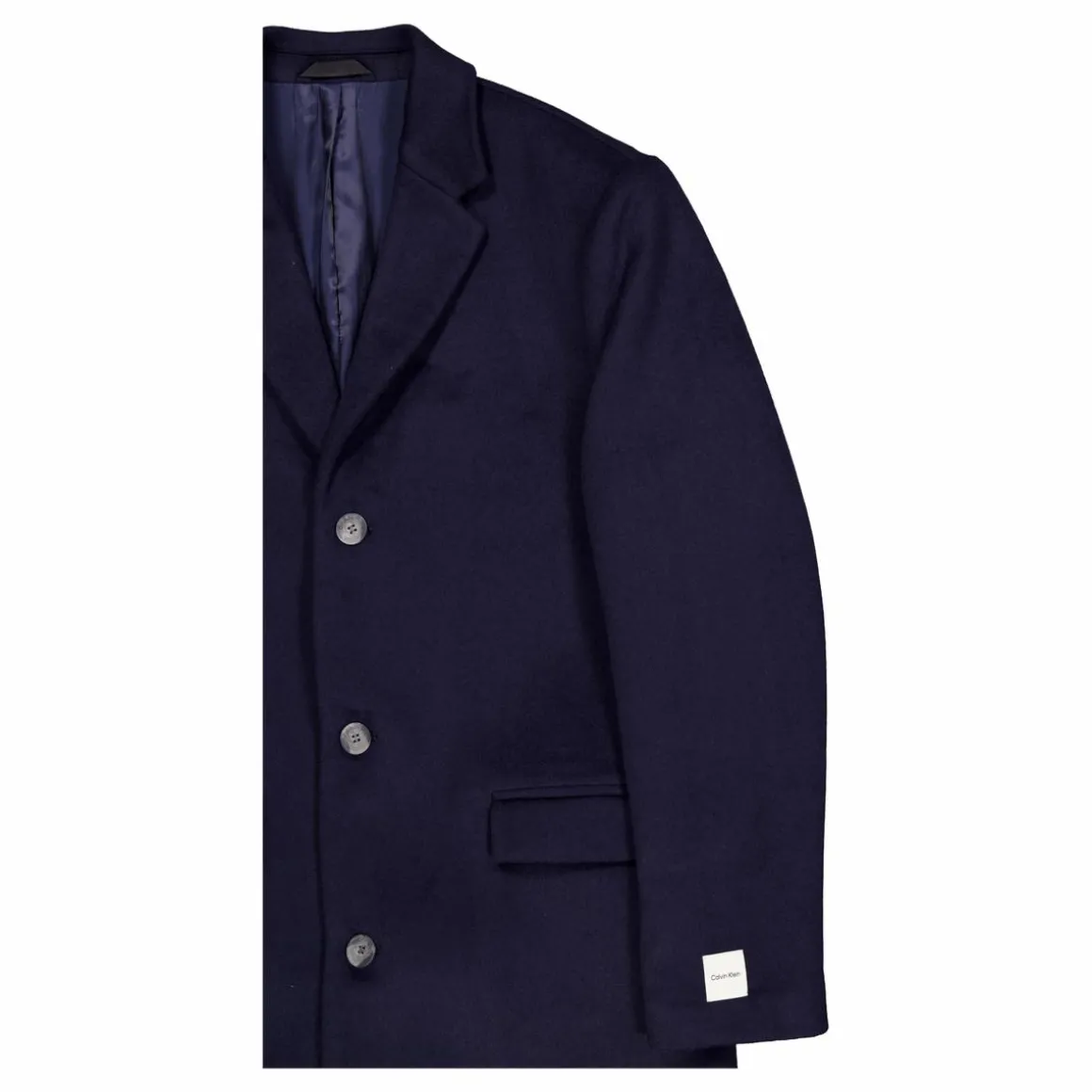 Fine Wool Blend Coat Chw Night Sky