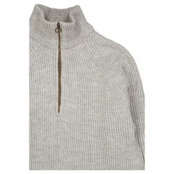 Ford Zip Neck Lt Grey