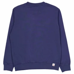 French Terry Crew Neck Sweatsh Medium Blue