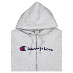 Full Zip Hoodie Sweatshirt New Oxford Grey Melange