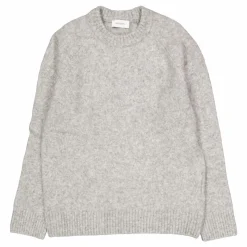 Gilbert Roundneck Knit Light Grey Melange