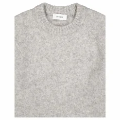 Gilbert Roundneck Knit Light Grey Melange