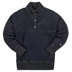 Half Buttoned Sweatshirt Bs501