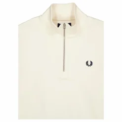 Half Zip Sweatshirt Ecru/tennis Blue