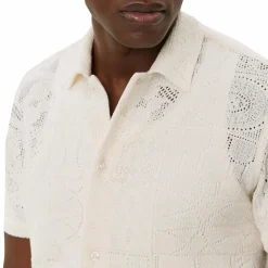 Hector Lace Ss Shirt Ivory