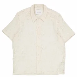 Hector Lace Ss Shirt Ivory