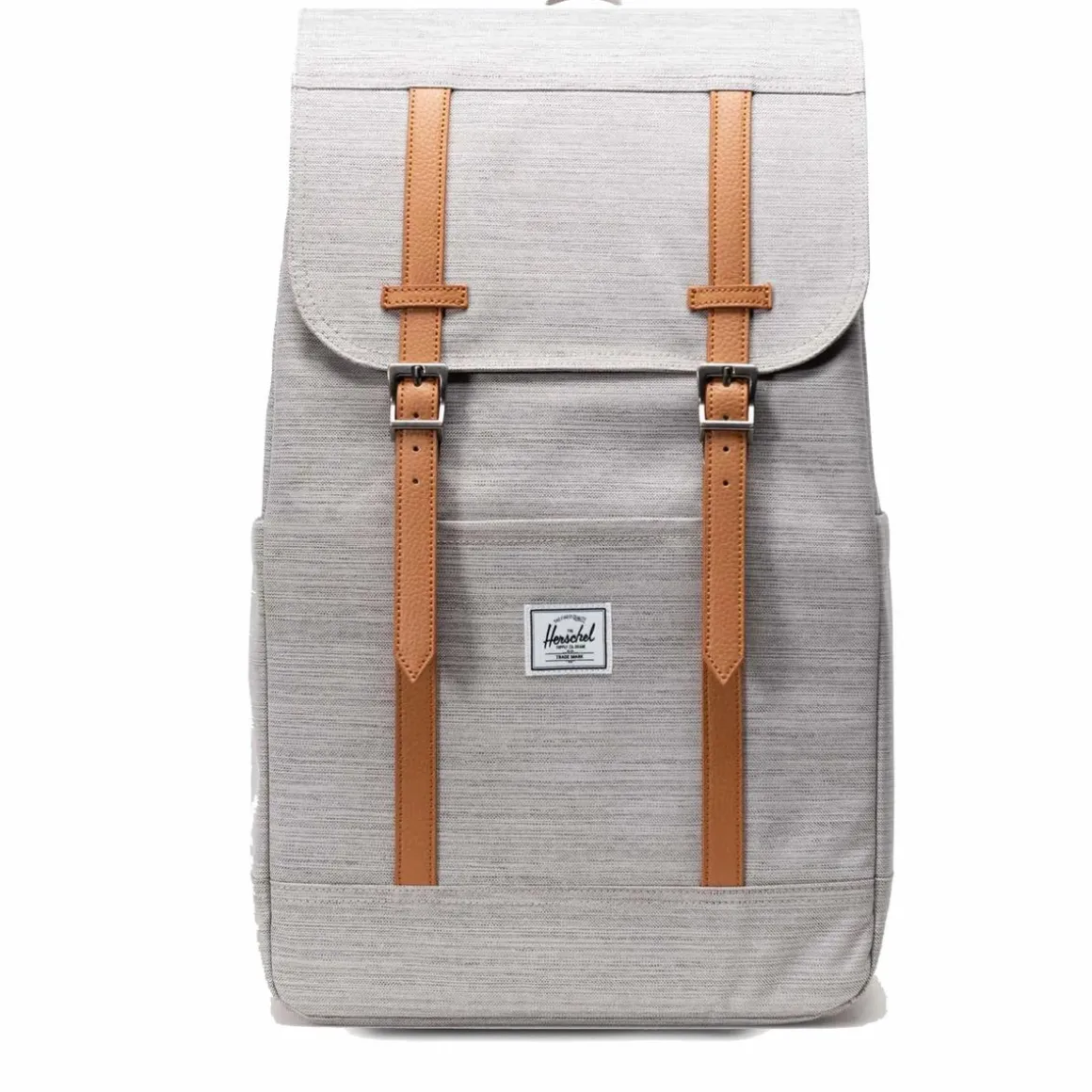 Herschel Little America Mid Ba Light Grey Crosshatch