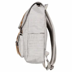 Herschel Little America Mid Ba Light Grey Crosshatch
