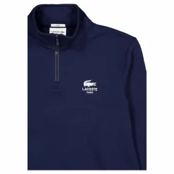 High Neck Zip-up Print Sweatsh 166 Midnight Blue