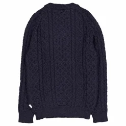 Hudson Aran Jumper Navy