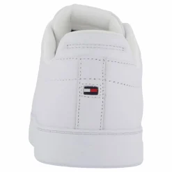 Icon Flag Embroidery Leather Court Trainers
