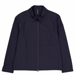 Jake Zipped Overshirt Jl Navy