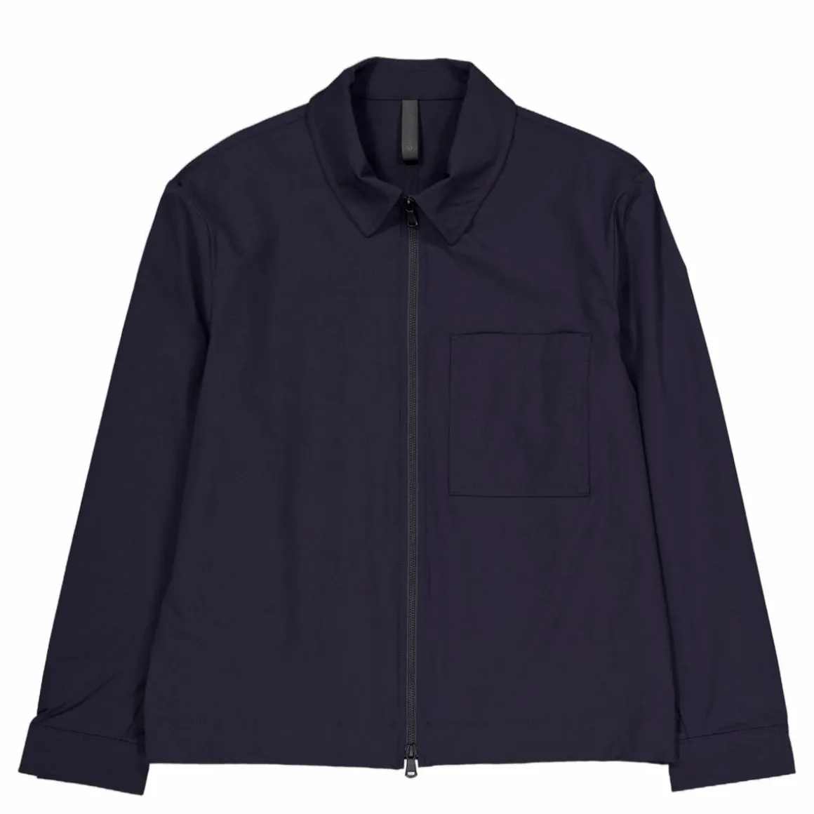 Jake Zipped Overshirt Jl Navy