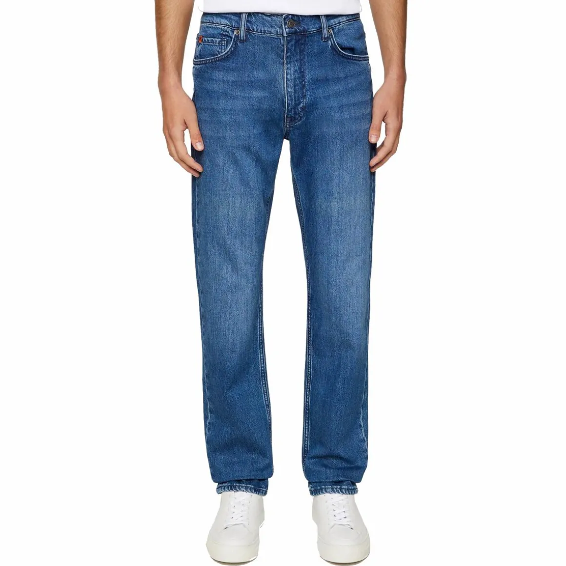 Jax Mid Wash Slim Jeans Mid Blue