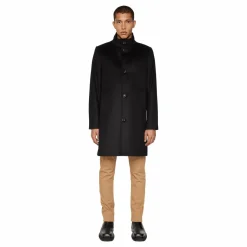 Jesse Melton Cashmere Coat Black