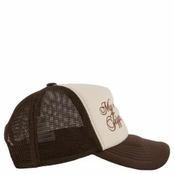 Jiggle Jiggle Trucker Cap Cappuccino Brown