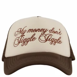 Jiggle Jiggle Trucker Cap Cappuccino Brown
